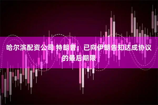 哈尔滨配资公司 特朗普：已向伊朗告知达成协议的最后期限