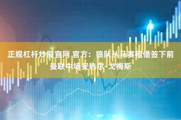 正规杠杆炒股官网 官方：狼队从马赛租借签下前曼联中场安热尔-戈梅斯